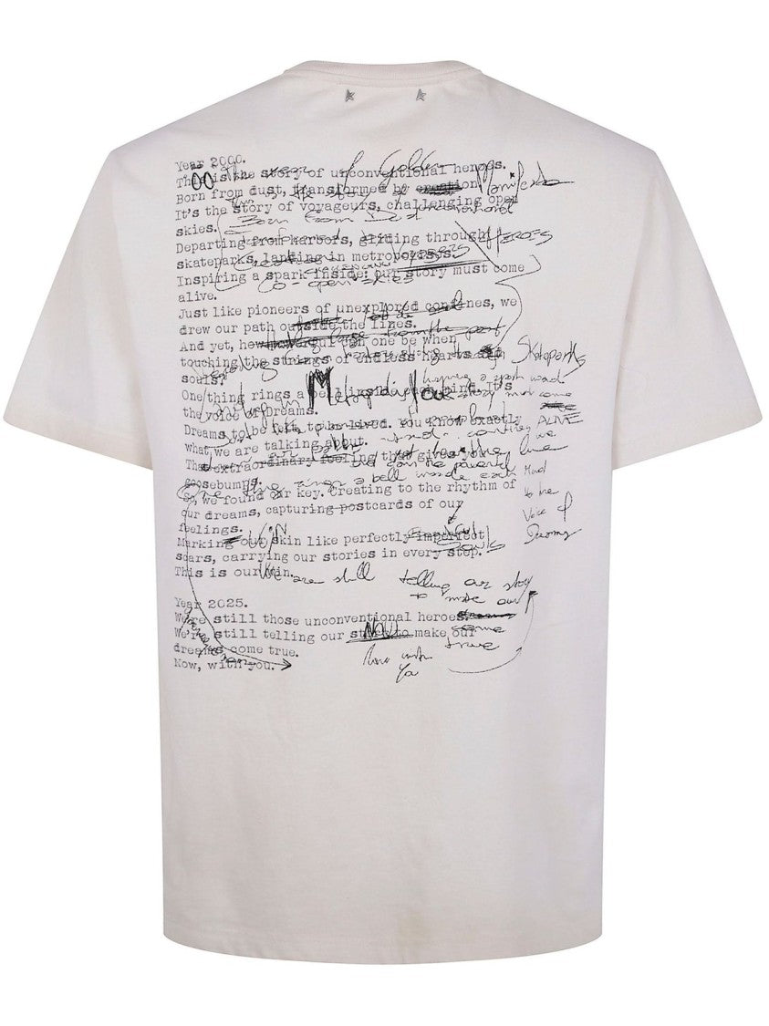 Golden Goose Regular Fit Gauze Cotton Jersey T-Shirt