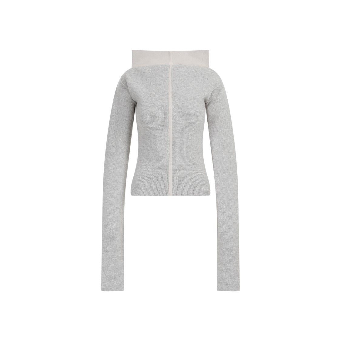 Rick Owens Cowl Pearl Cashmere Pullover