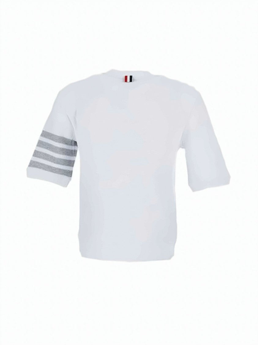 Thom Browne Textured Cotton Piqué Top