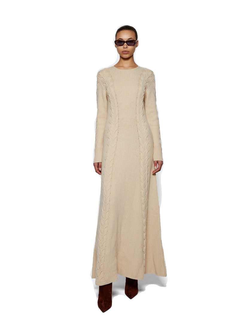 Johanna Ortiz Azure Horizons Ankle Dress Ecru