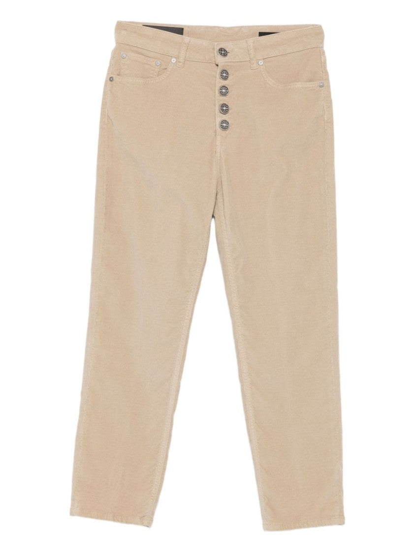 Dondup Classic Straight Leg Beige Jeans