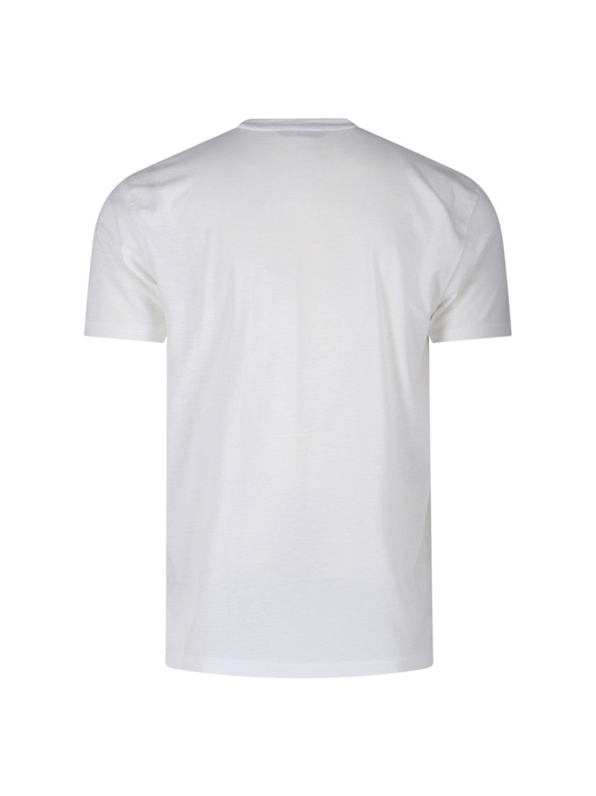 Tom Ford Timeless Round Neck White T-Shirt With Short Sleeves