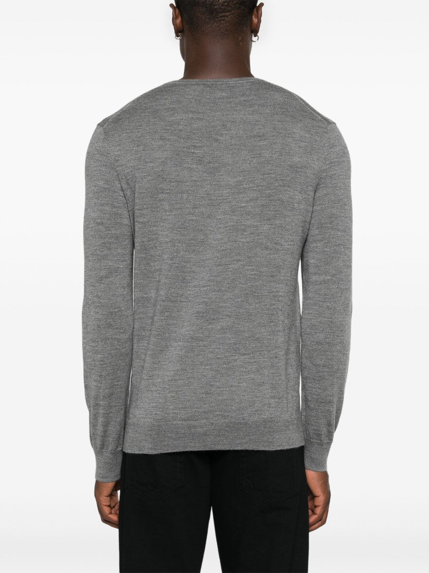 Polo Ralph Lauren Grey Pullover Tailored Crew Neck Pullover