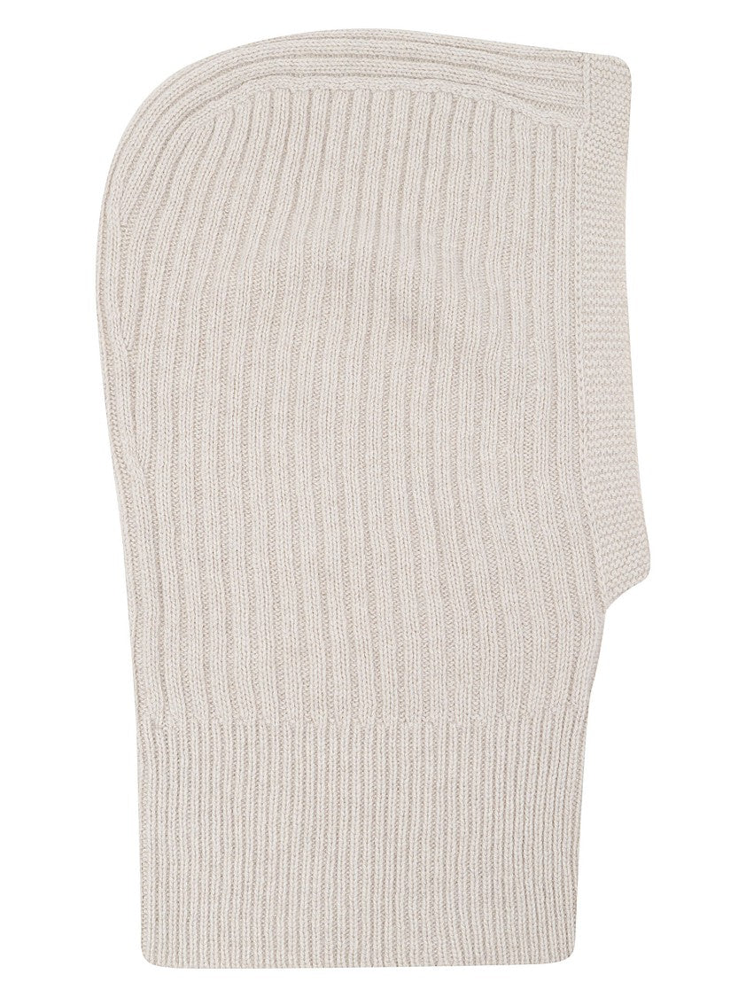 Aragona Ribbed Cashmere Extended Neck Balaclava