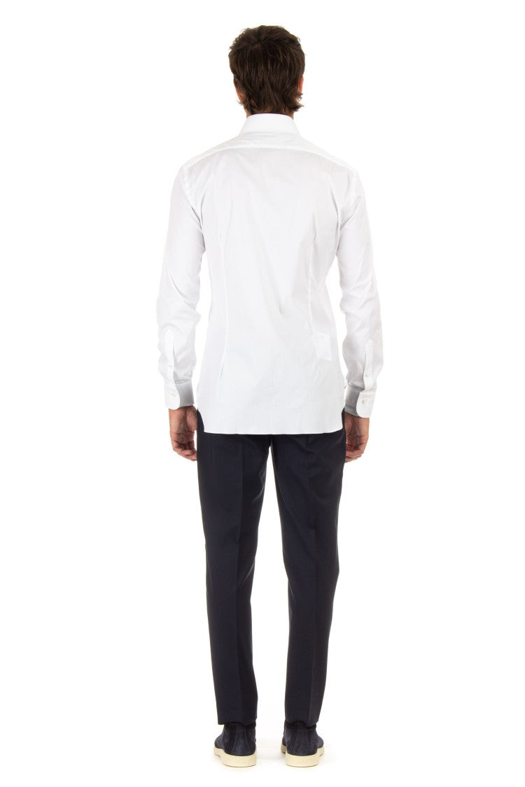 Barba Black Label Stretch Poplin Shirt