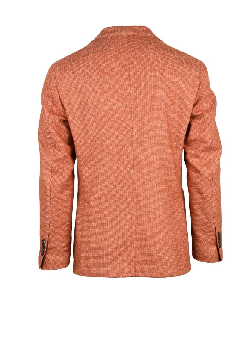L.B.M. 1911 Rounded Wool-Blend L.B.M. 1911 Jacket With Button Closure