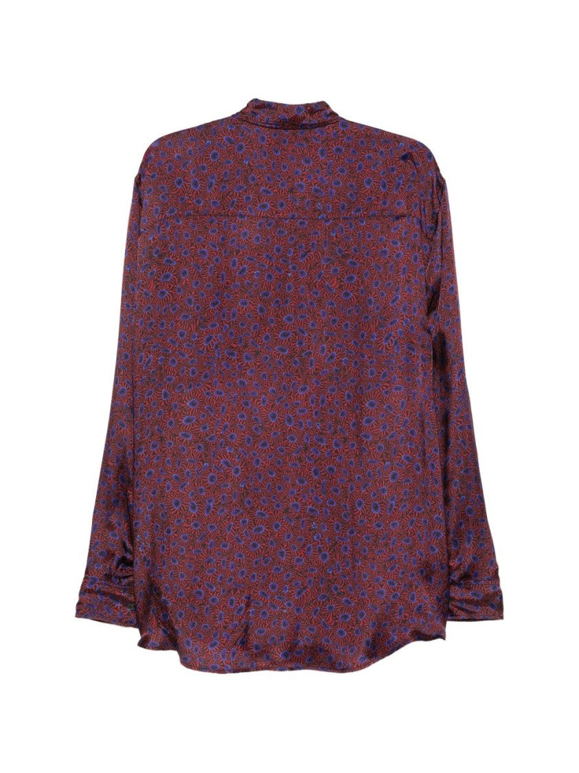 Dries Van Noten Floral Patterned Relaxed-Fit Classic Shirt