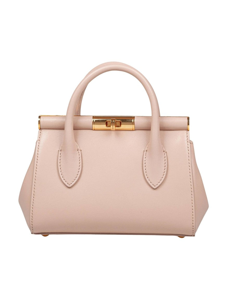 Dolce & Gabbana Beige Leather Marlene Handbag
