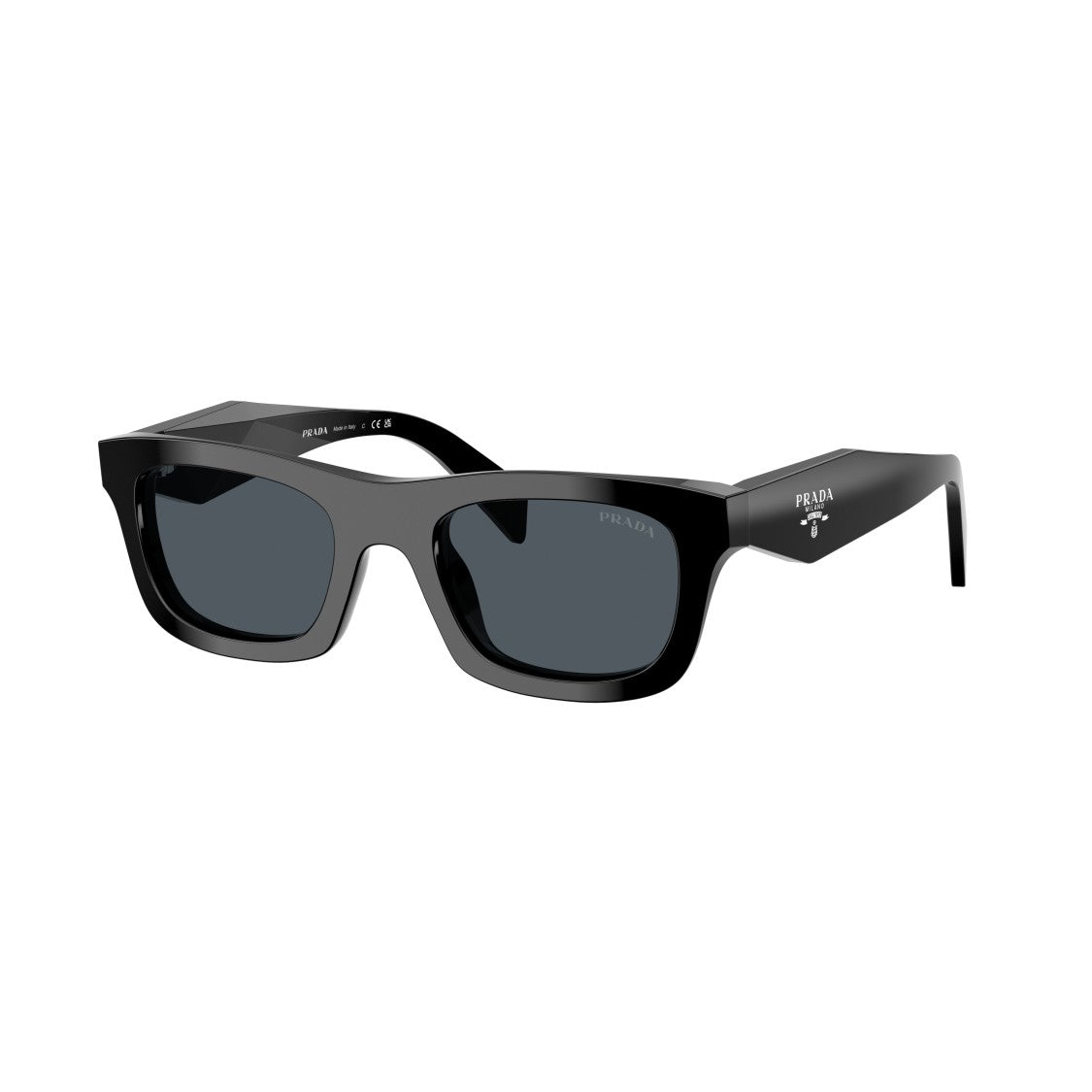 Prada 0Pr C06s Black Acetate Sunglasses