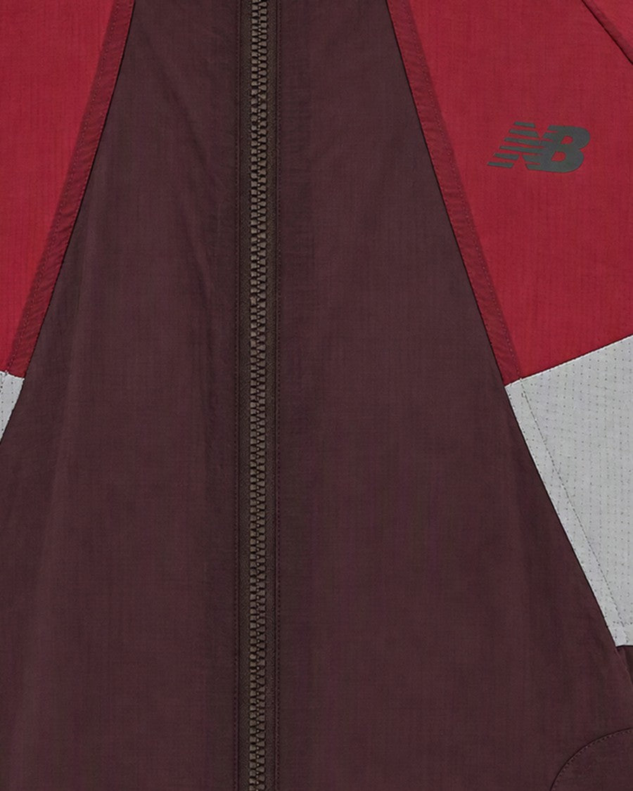 New Balance Burgundy Rc Cherry Semi-Sheer Ripstop Jacket