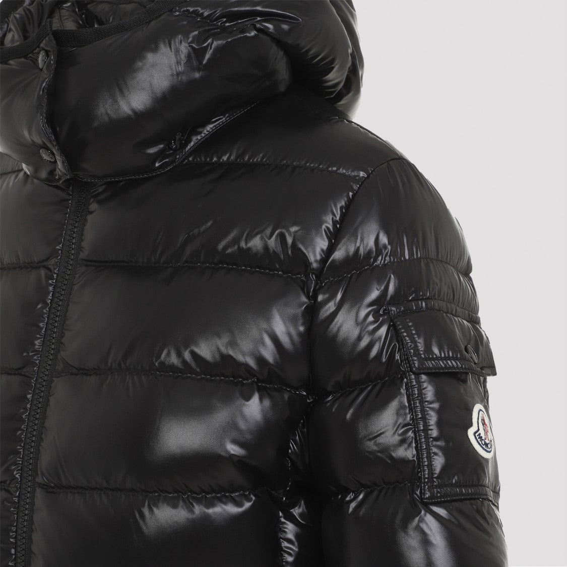 Moncler Glossy Quilted Moncler Down Coat