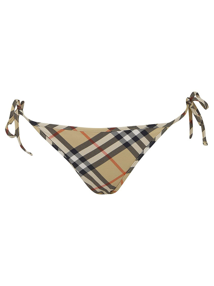 Burberry Check Pattern Bikini Bottom