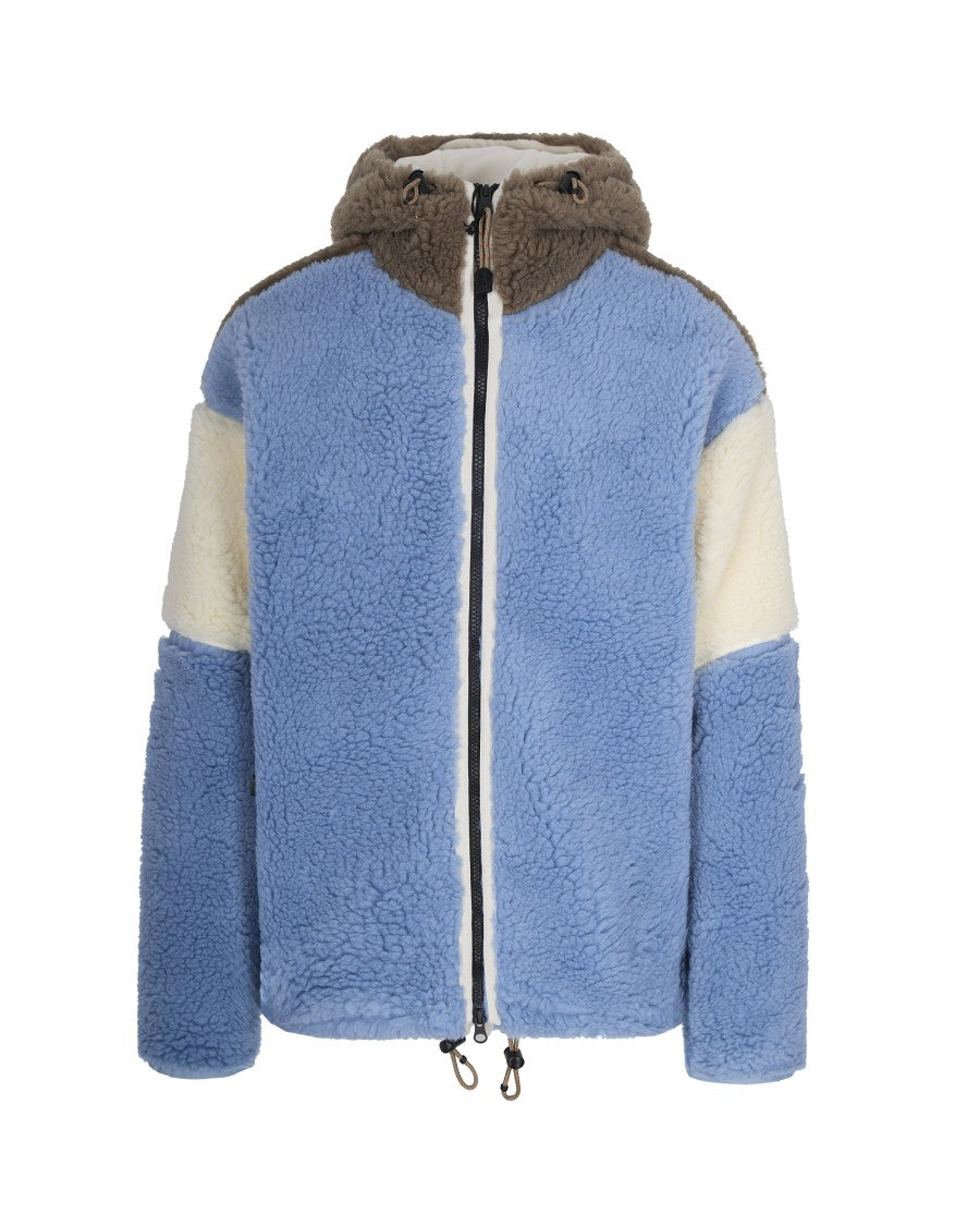 Napapijri Colorblock Fleece Giubbino With Adjustable Hem