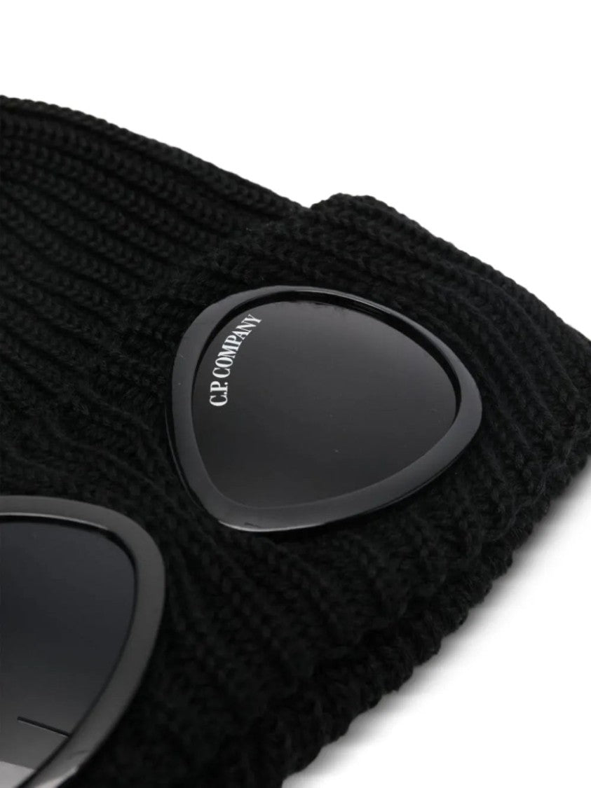 C.P. Company Goggle-Lens Ribbed Beanie