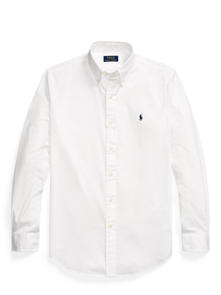 Polo Ralph Lauren Classic Fit White Cotton Shirt