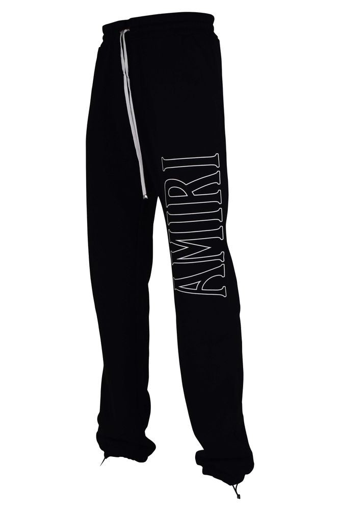Amiri Black Cotton Jogging Pants