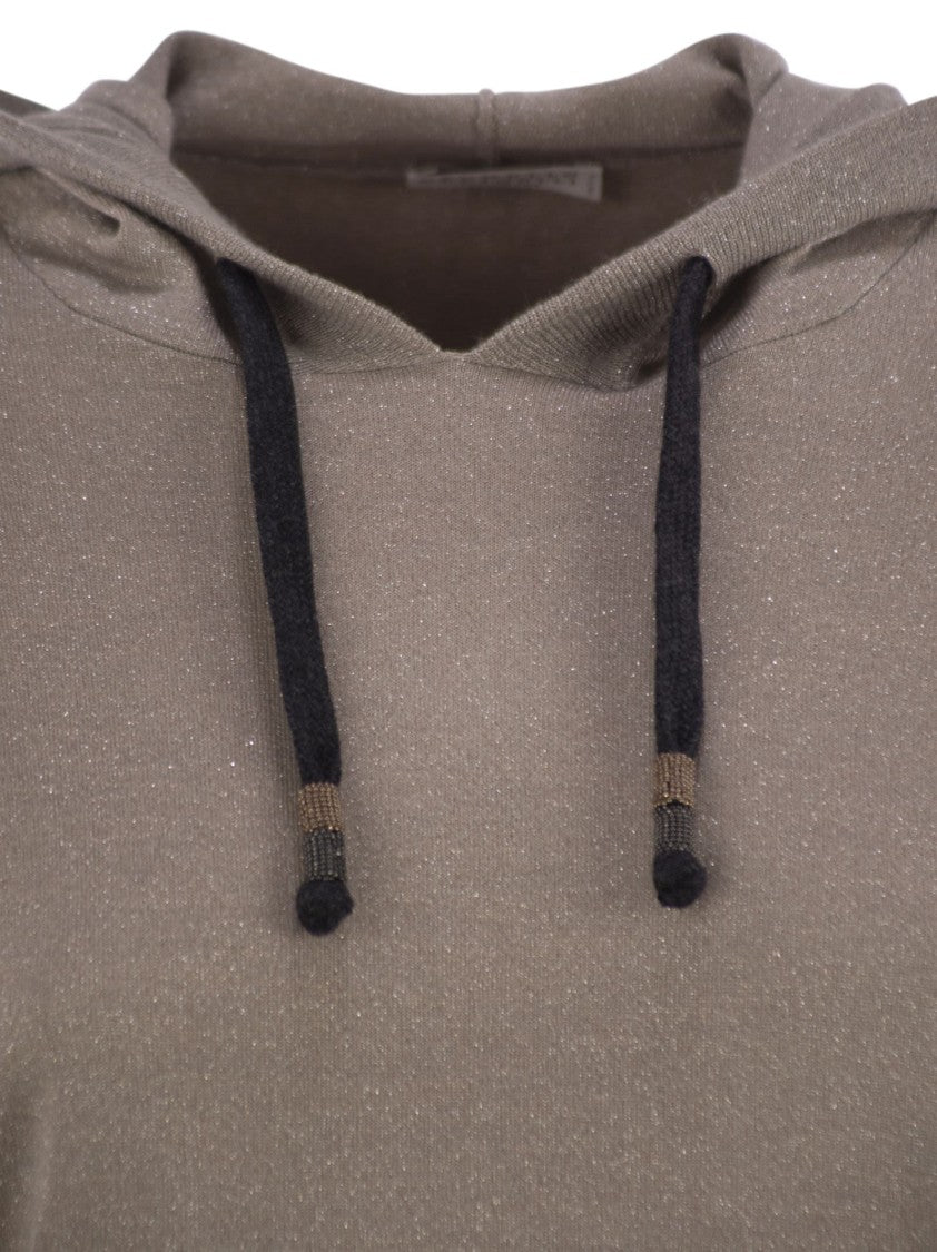 Brunello Cucinelli Sparkling Cashmere And Silk Sweatshirt