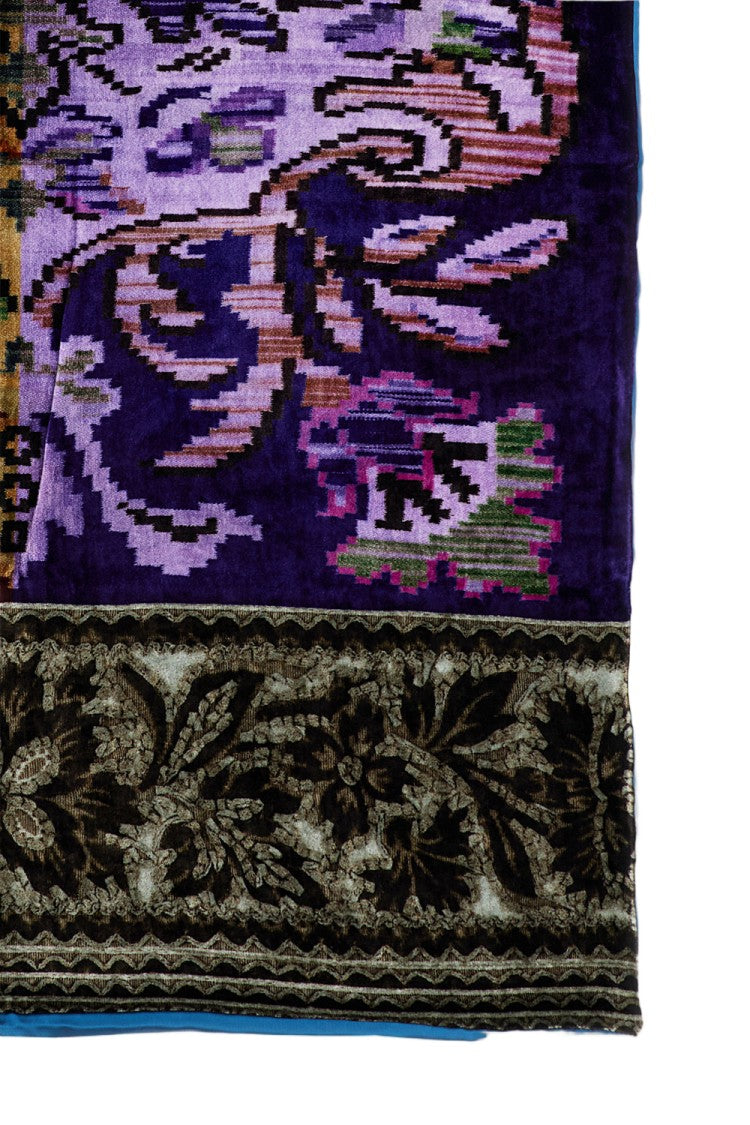 Pierre-Louis Mascia Multicolor Print Silk And Viscose Blend Scarf