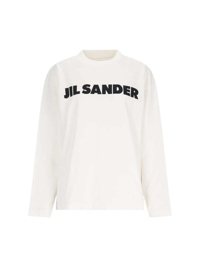 Jil Sander "Jil Sander" Logo T-Shirt – White