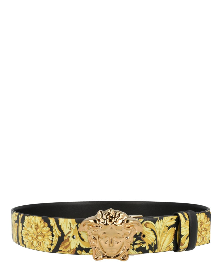 Versace La Medusa Reversible Leather Belt