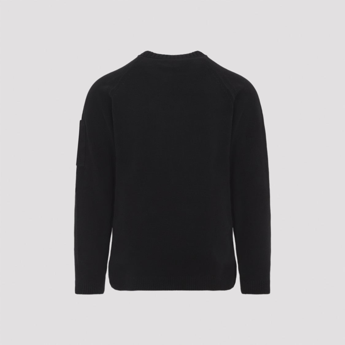 C.P. Company Relaxed Fit Black Cotton Sweater