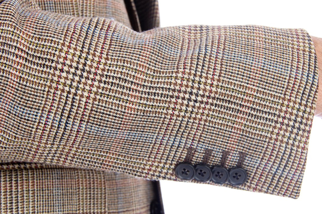 Pt Torino Prince Of Wales Wool Jacket