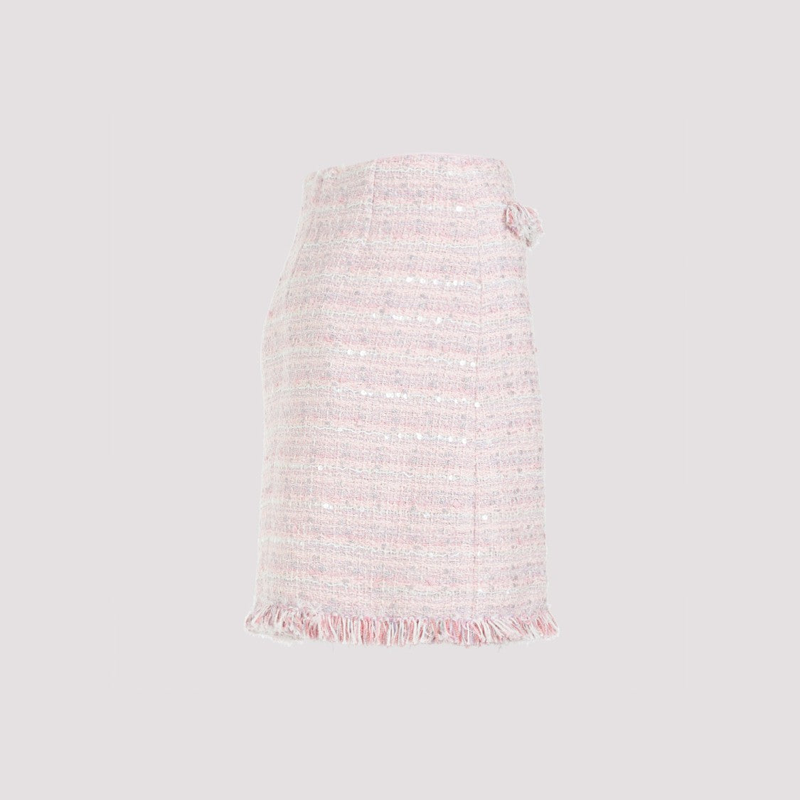 Giambattista Valli Pink Bouclé Mini Skirt
