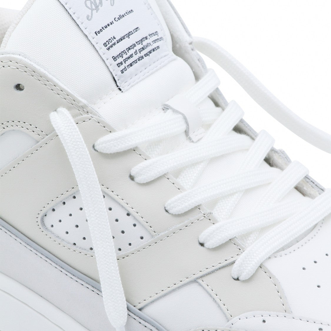 Axel Arigato Low-Top White Sneakers With Design
