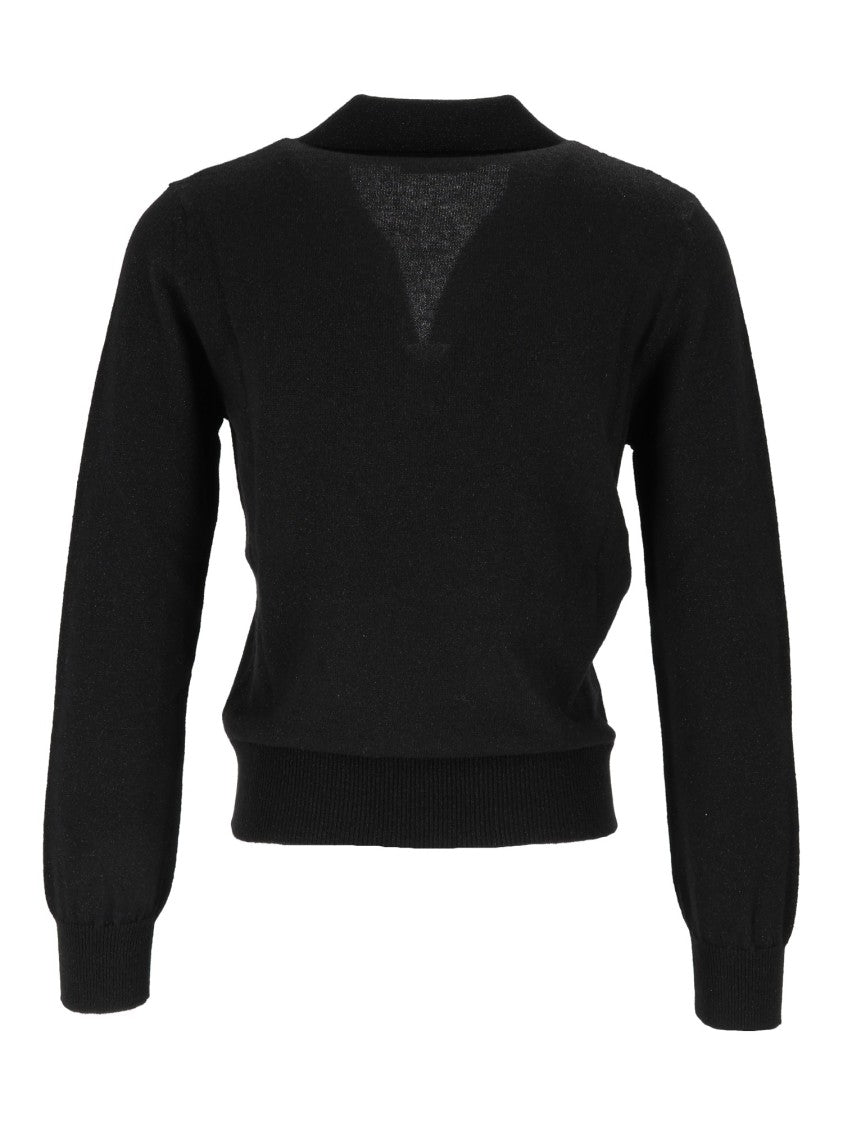 Kangra Cashmere Regular Fit Long Sle Eve Open Long-Sleeve Polo Shirt