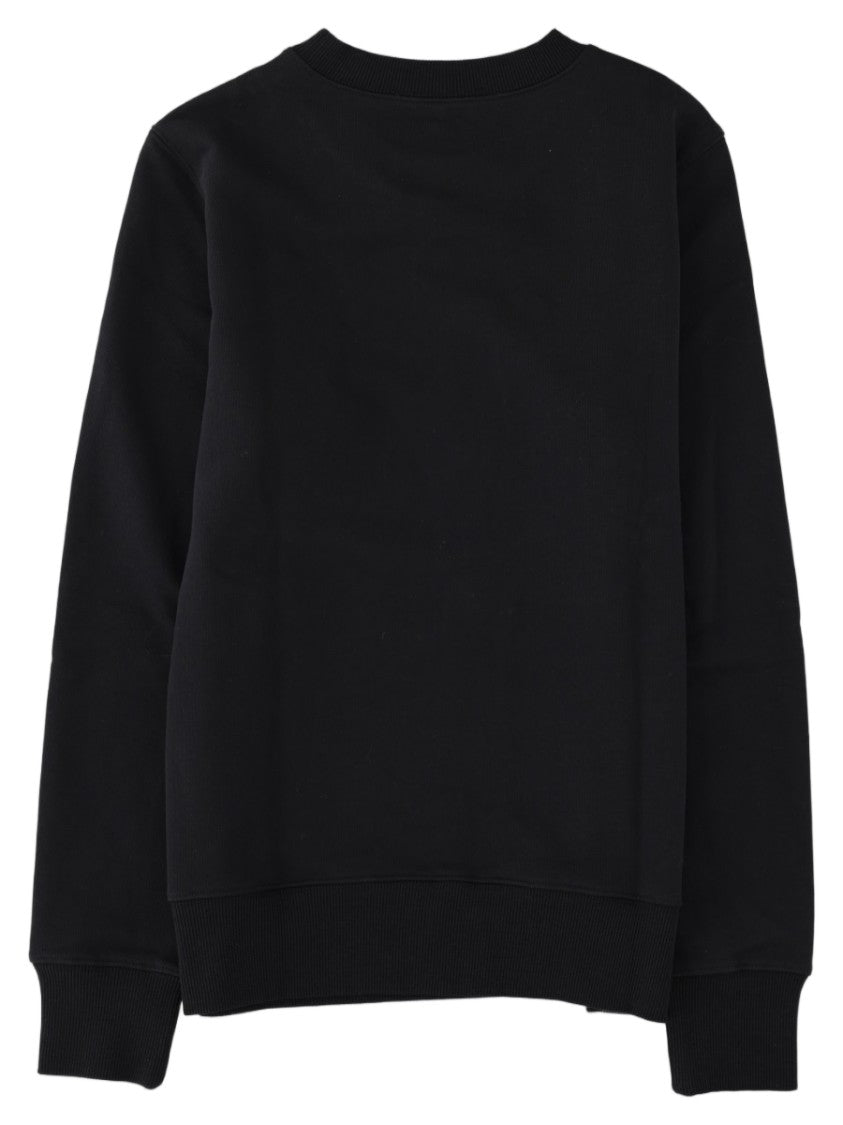 Versace Jeans Couture Black Floral Butterfly Graphic Cotton Sweatshirt