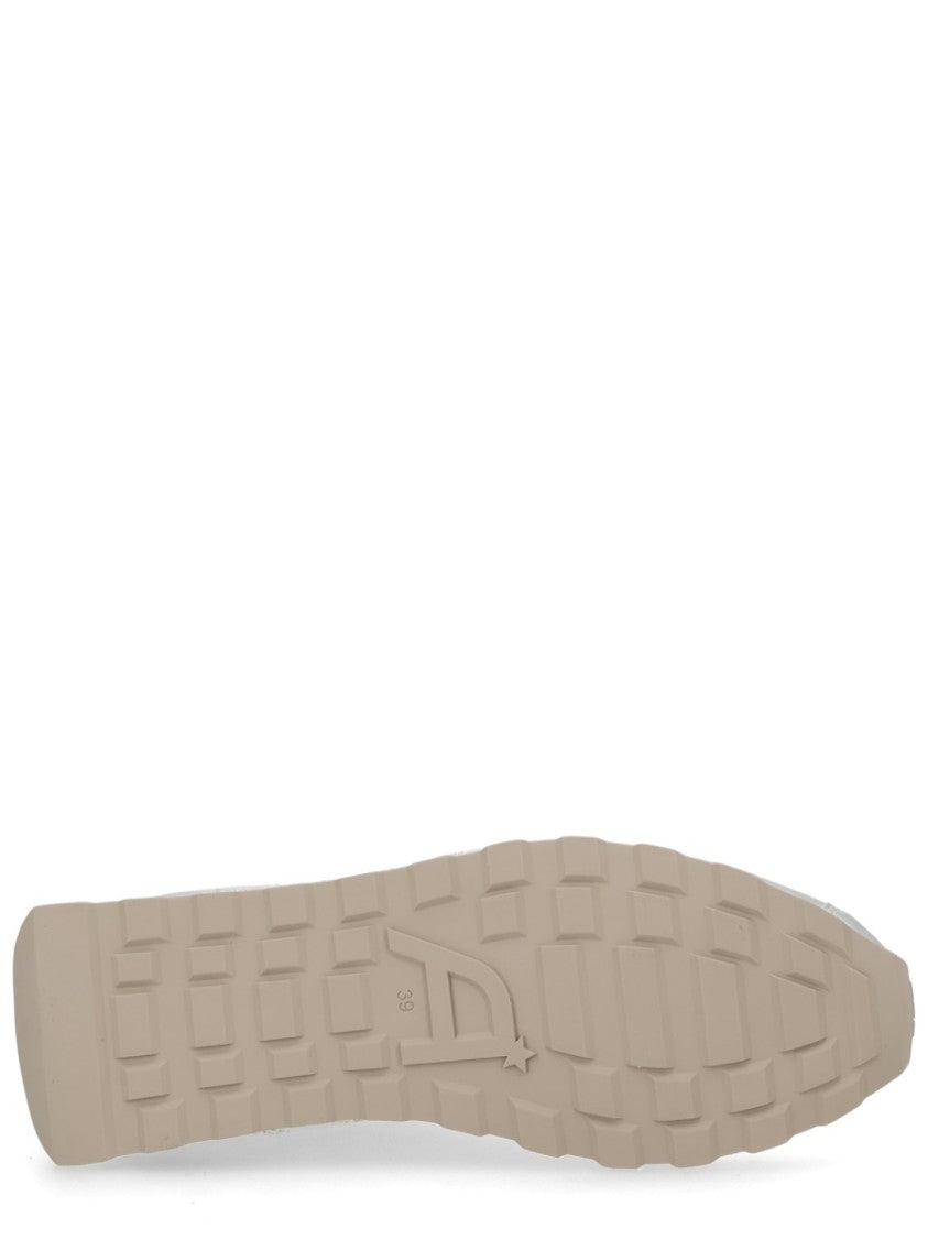 Ash Killbill Calfskin Metallic Silver Sneakers