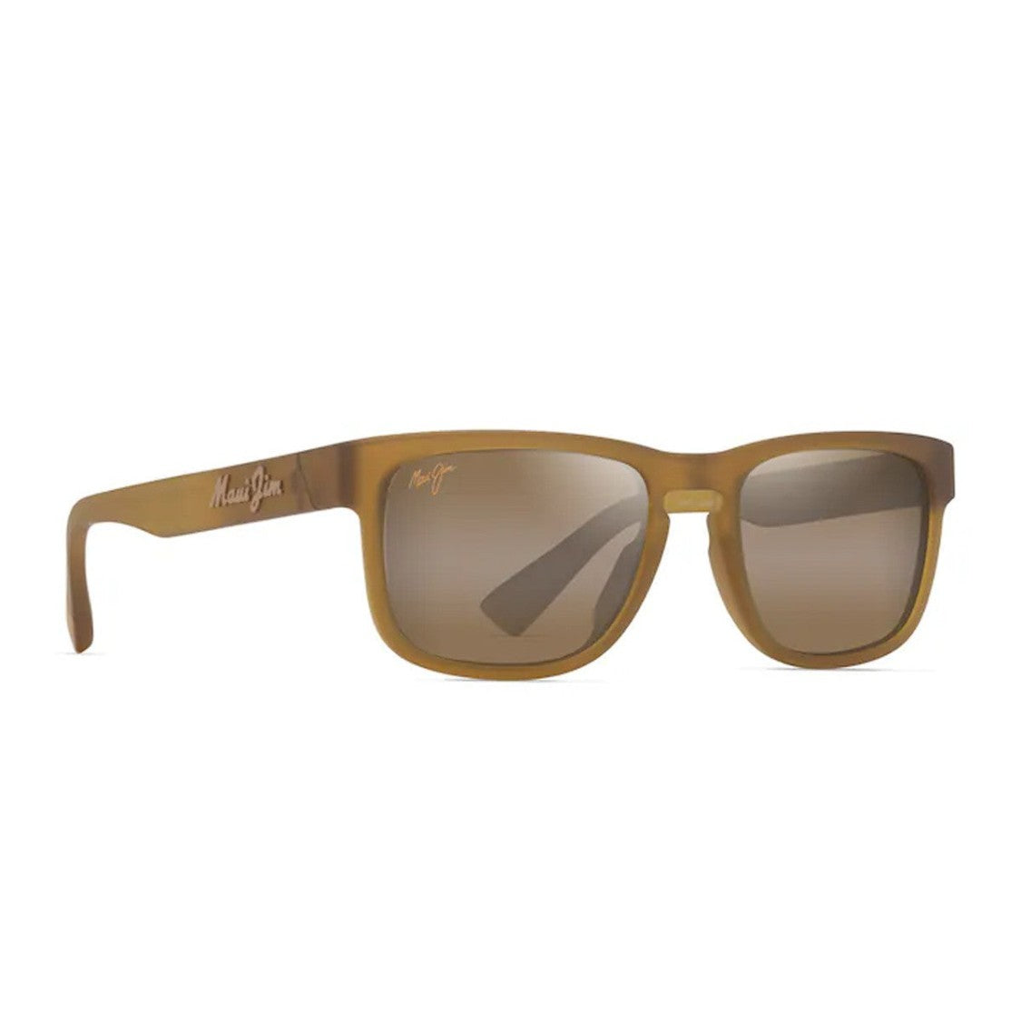 Maui Jim Honey Yellow Kupulau Acetate Rectangular Sunglasses
