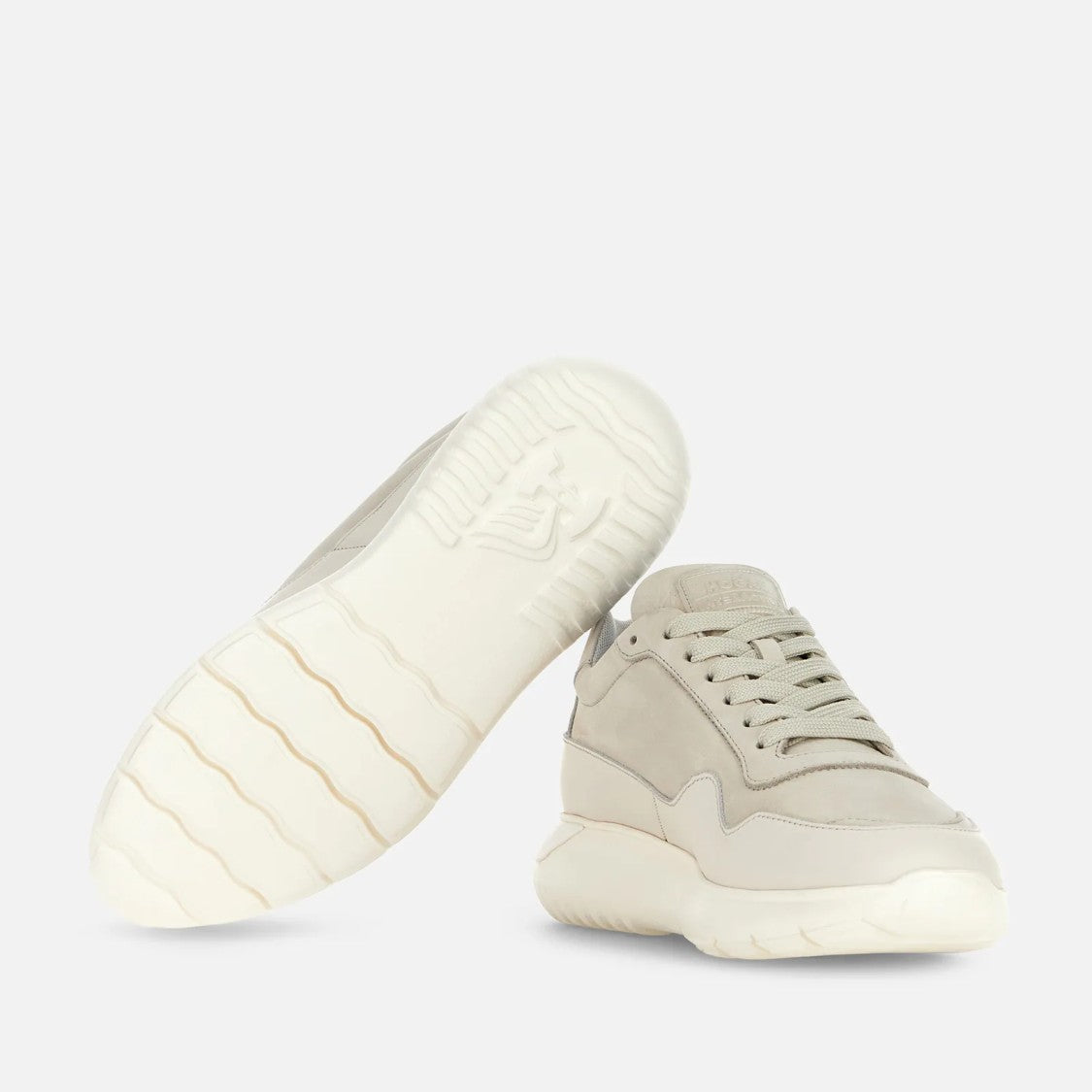 Hogan Interactive3 Leather Sneakers With Cushioned Sole