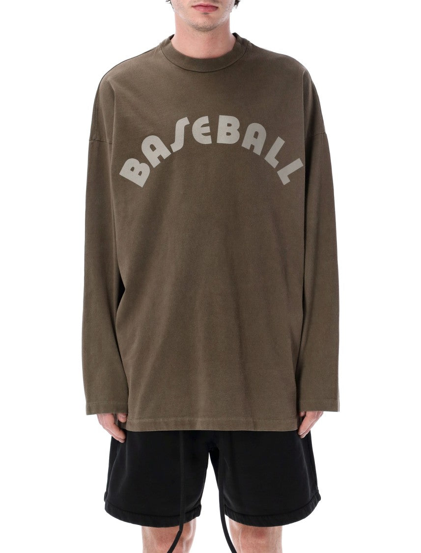 Fear Of God Baseball Ls Tee Dropped Shoulder Tee