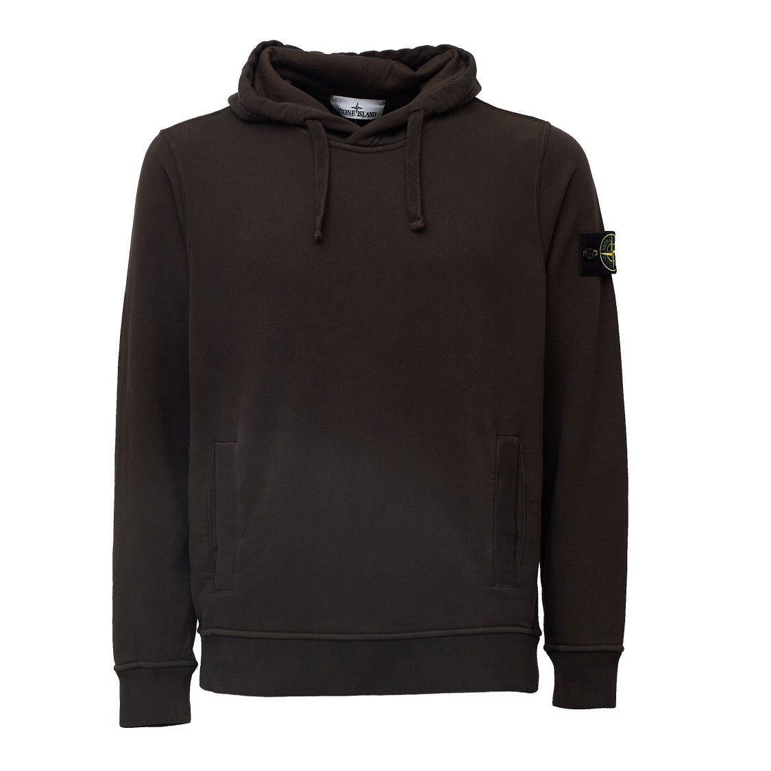 Stone Island Organic Cotton Hooded Sweatshirt