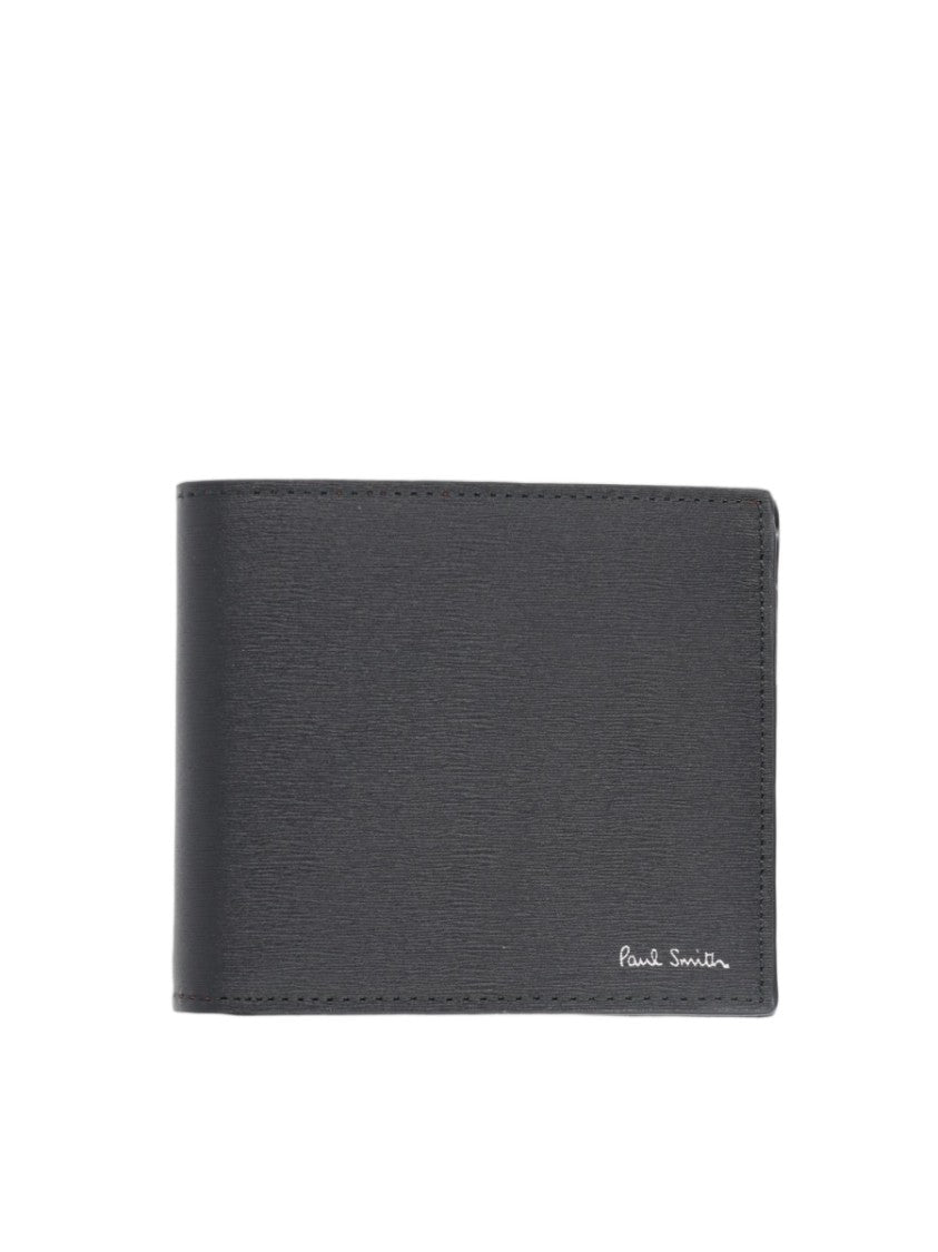 Paul Smith Textured Leather Discreet Logo Bi-Fold Wallet