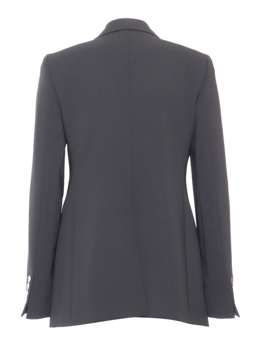 Max Mara Tailored Blazer With Notched Lapel And Flap Pockets