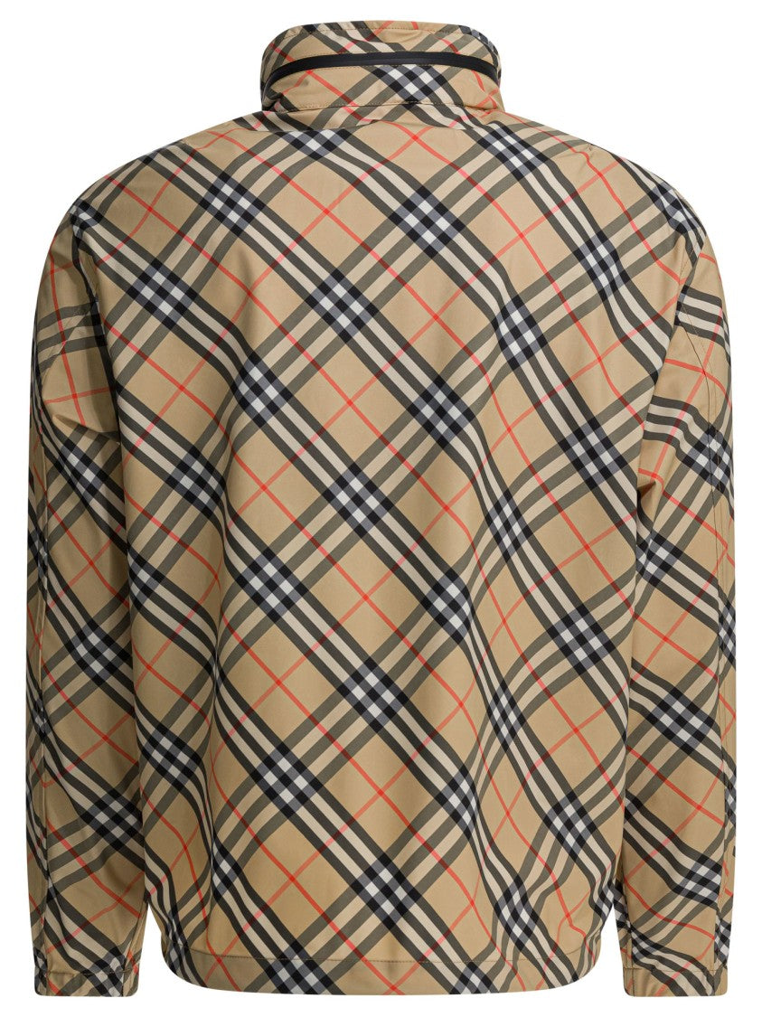 Burberry "Check" Windbreaker Jacket