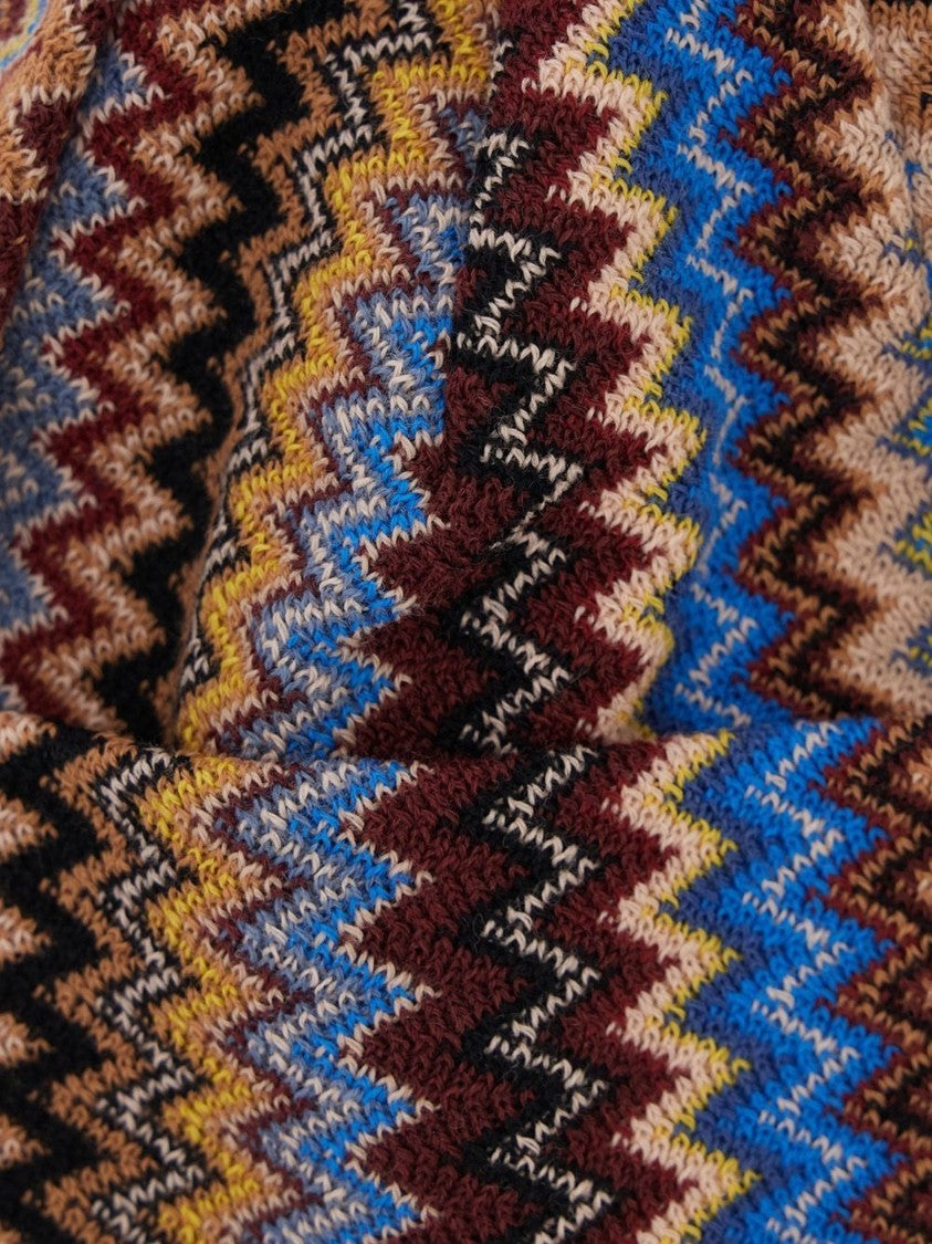 Missoni Zigzag Patterned Knitted Hat