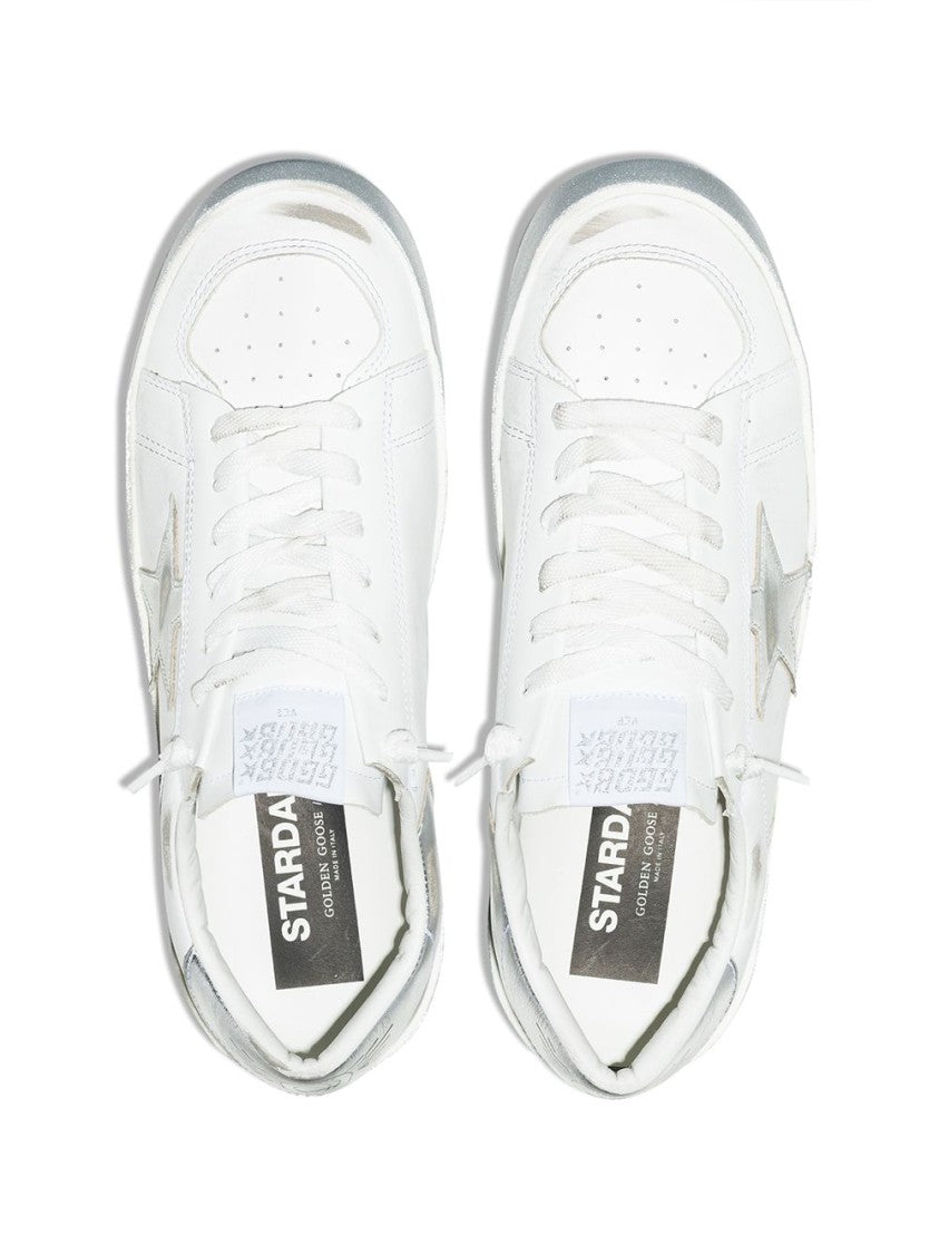Golden Goose Stardan Leather Laminated Star Sneakers
