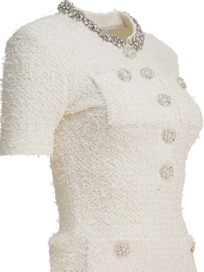 Self-Portrait Short Knit Dress