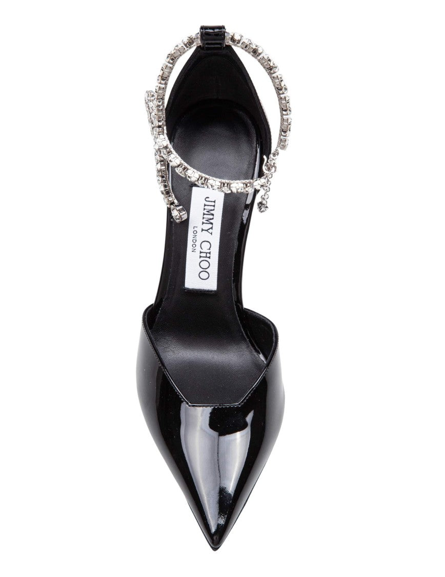 Jimmy Choo Stevie 100 Patent Leather Sandals