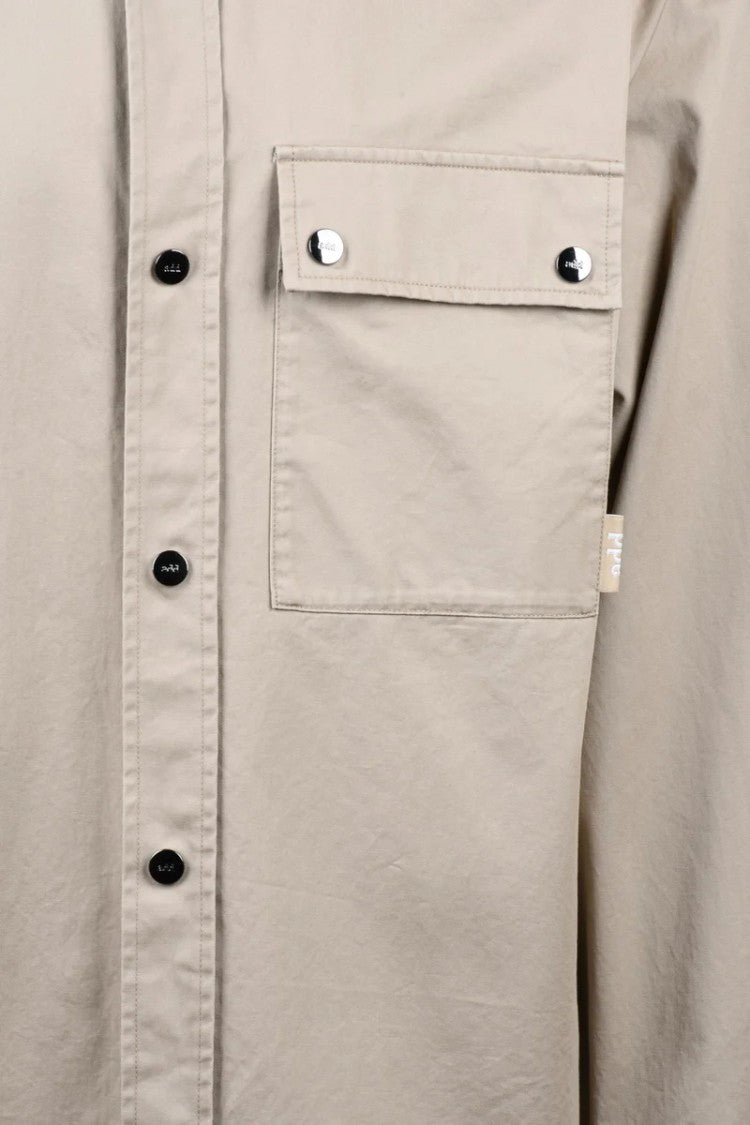 Add Straight Shirt - Beige