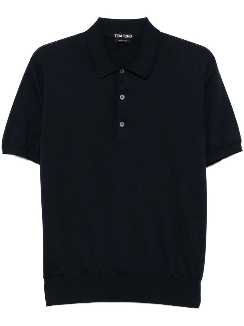 Tom Ford Tailored Blue Cotton T-Shirt
