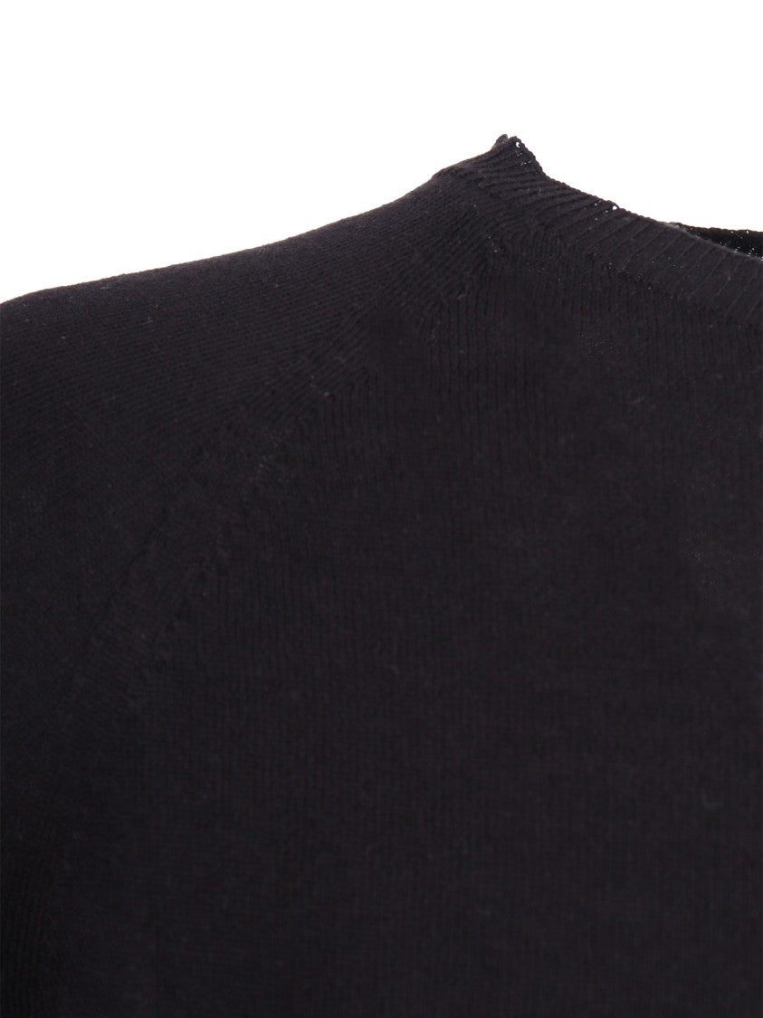 Kangra Cashmere Seamless Cotton Round Neck Top