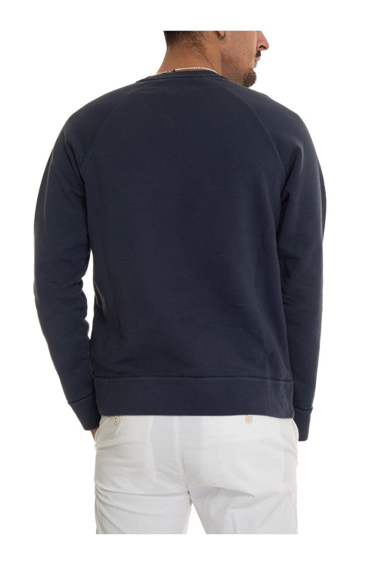 Fay Blue Wool-Blend Sweater