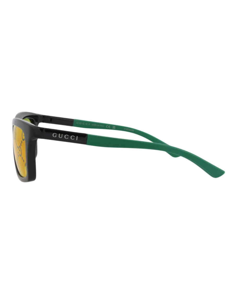Gucci Square-Frame Injection Sunglasses
