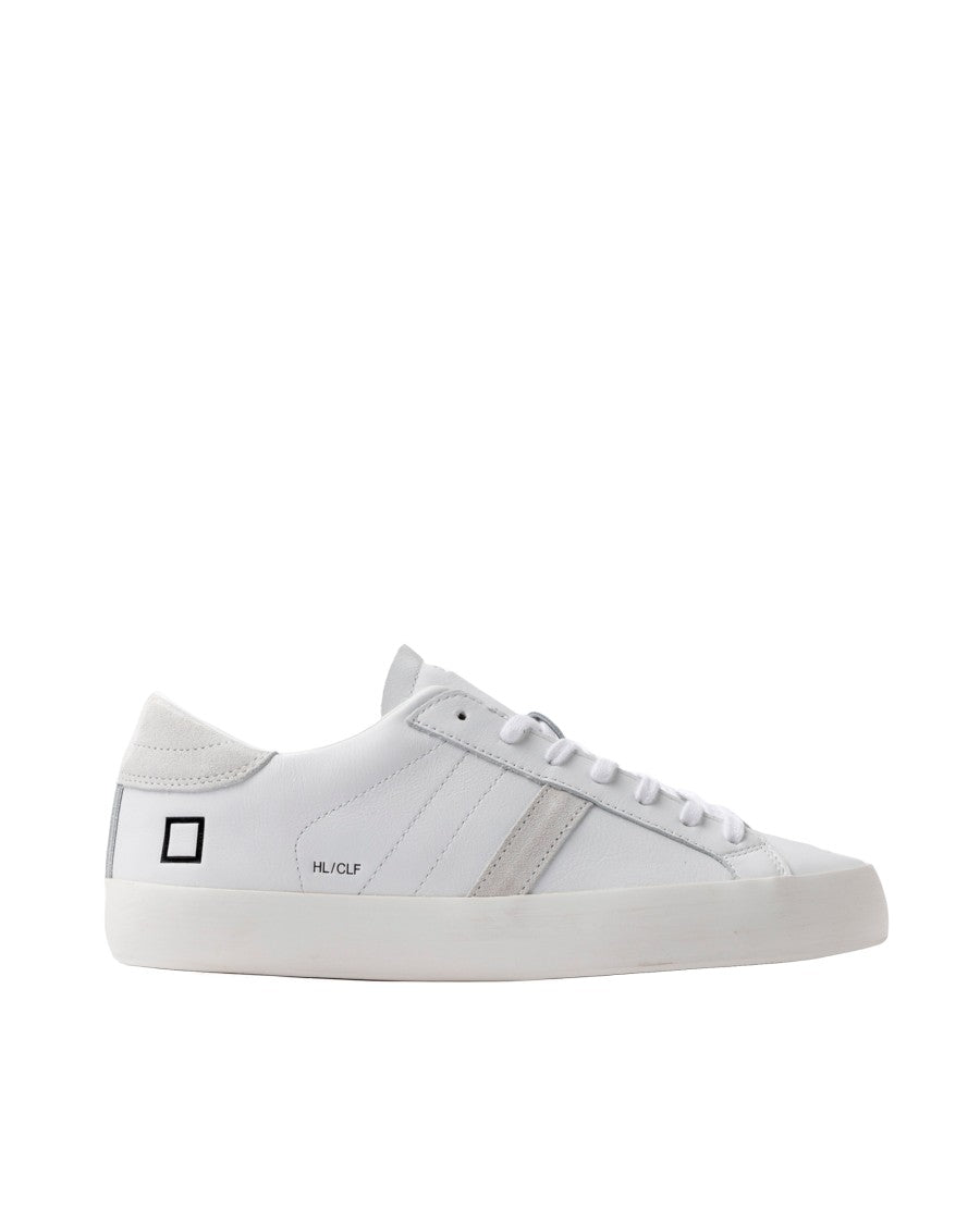 D.A.T.E Hill Low Calf White Sneakers