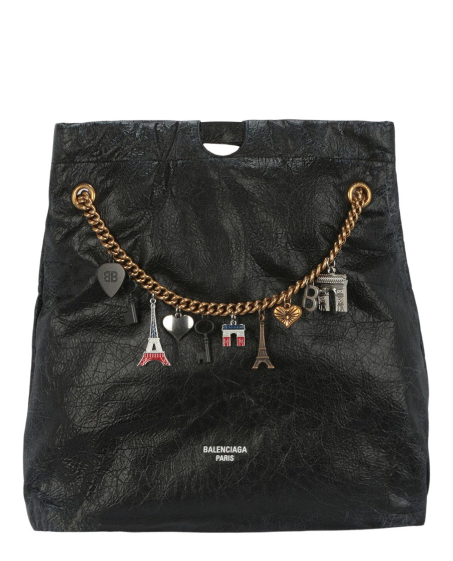 Balenciaga Crush Leather Medium Tote