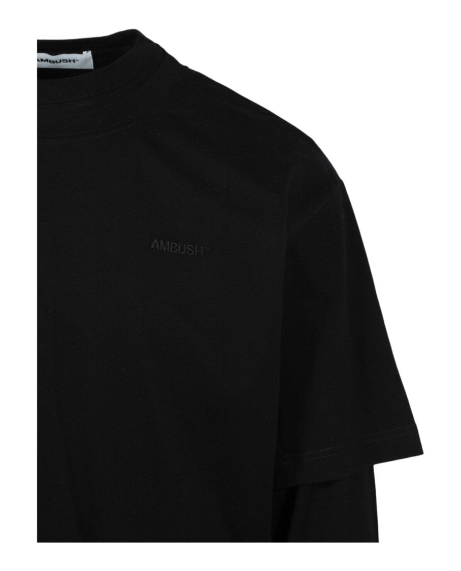 Ambush Layered Long Sleeve T-Shirt With Crewneck Design